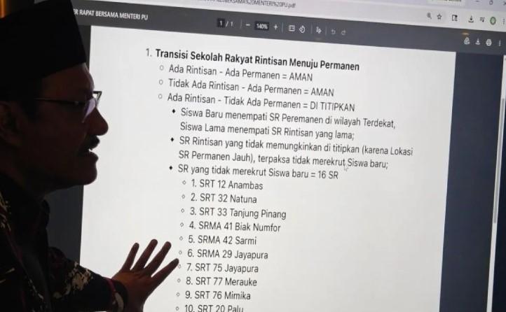 Kementerian PU Libatkan Tim Zeni TNI Percepat Pembangunan 20 Sekolah Rakyat