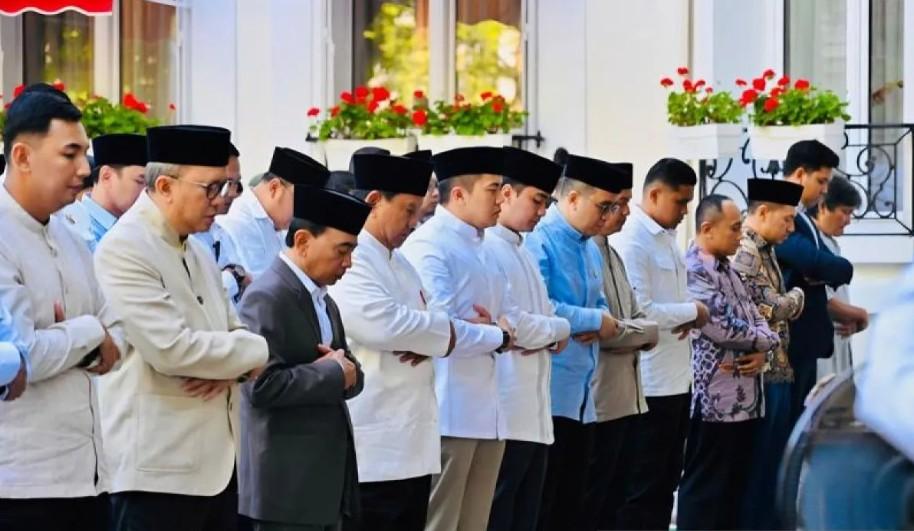 Presiden Prabowo Shalat Idul Adha Bersama Diaspora Indonesia di Paris