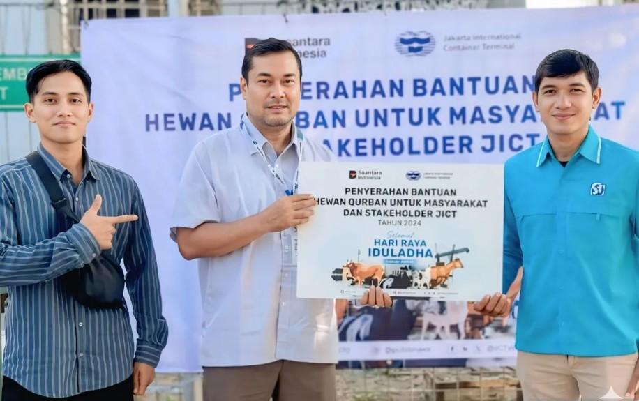 JICT Salurkan 40 Hewan Kurban untuk Masyarakat dan Komunitas di Kawasan Tanjung Priok