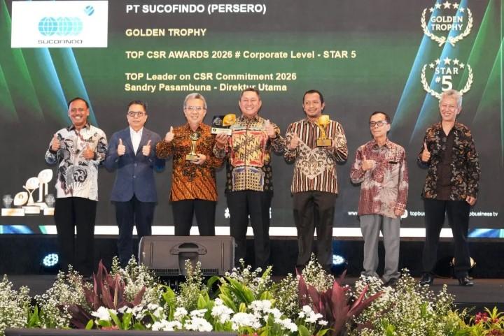 Sucofindo Tegaskan Komitmen ESG dan Raih Penghargaan TOP CSR Awards 2026