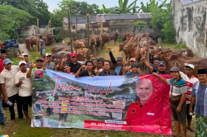 PDI Perjuangan Bagikan 485 Sapi Kurban untuk Warga dan Pesantren di Jawa Timur