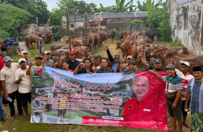 PDI Perjuangan Salurkan 485 Sapi Kurban di Jawa Timur untuk Perkuat Solidaritas Sosial Idul Adha