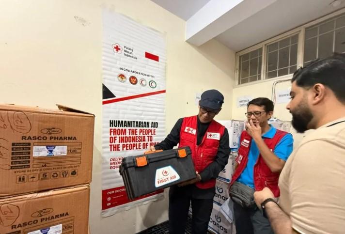 PMI Kirim Bantuan Obat dan Alat Kesehatan Senilai Rp2 Miliar untuk Korban Krisis Kemanusiaan di Iran