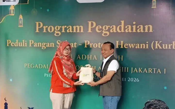 Pegadaian Salurkan 1.800 Paket Daging Kurban untuk Dukung Pangan Sehat Masyarakat