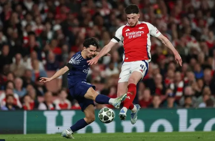 Final Liga Champions PSG vs Arsenal Jadi Panggung Pembuktian Declan Rice dan Vitinha