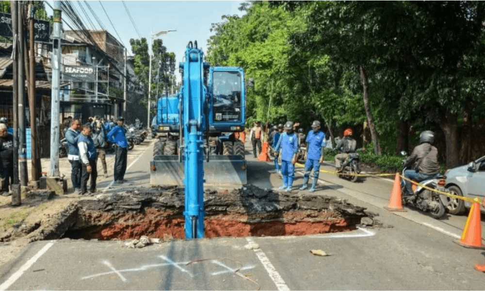 Pemkot Jakarta Selatan Alokasikan Rp380 Juta untuk Perbaikan Saluran Air Amblas di Lenteng Agung