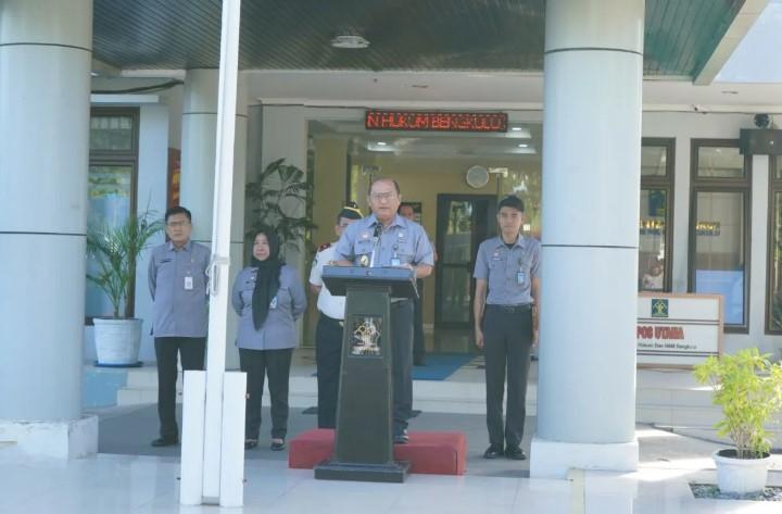 Kemenkum Bengkulu Teguhkan Pelayanan Hukum Berintegritas Berlandaskan Nilai-Nilai Pancasila