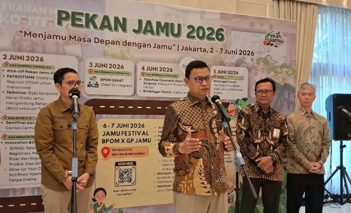 BPOM Gelar Pekan Jamu 2026 untuk Tunjukkan Potensi Herbal Indonesia di Pasar Global