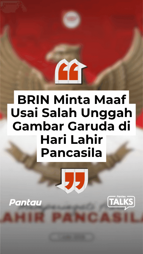 BRIN MINTA MAAF USAI SALAH UNGGAH GAMBAR GARUDA