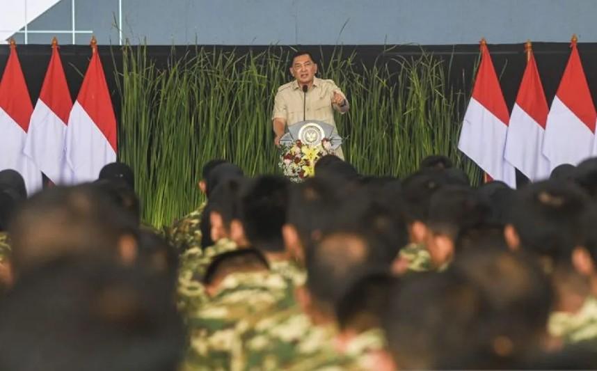 Menteri Pertahanan Sjafrie Minta ASN Komcad Jadi Teladan dan Penggerak Kinerja Birokrasi