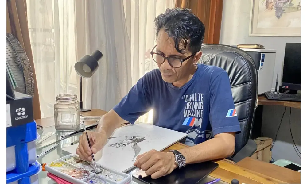 Dari Bantul ke Eropa, Apriyadi Kusbiantoro Wujudkan Mimpi Menjadi Ilustrator Resmi Komik Storm