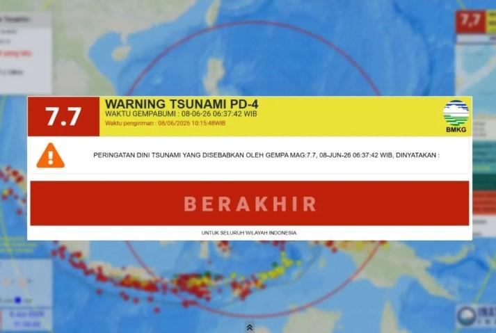 BMKG Catat Tsunami Tertinggi 75 Sentimeter di Talengan Sangihe Usai Gempa M7,7 Filipina