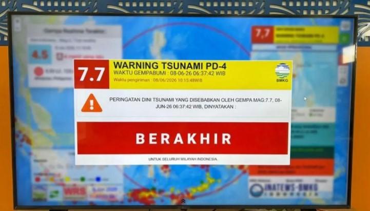Peringatan Tsunami Dicabut, Warga Gorontalo Utara Kembali ke Rumah