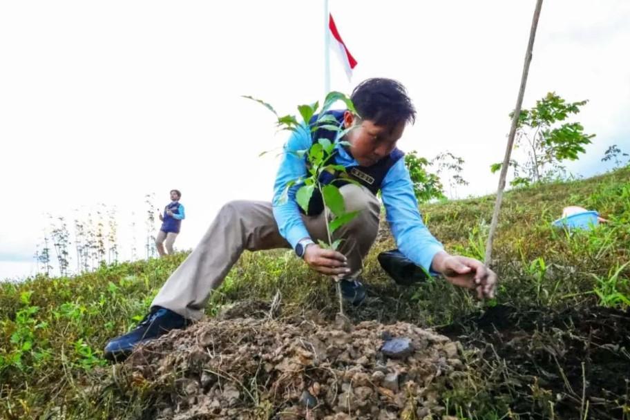 OIKN dan Kementerian Kehutanan Rehabilitasi Lahan Bekas Tambang untuk Perkuat IKN sebagai Kota Hutan Berkelanjutan