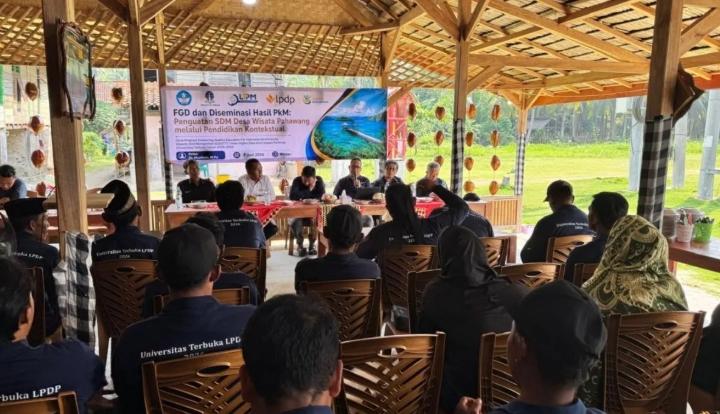 Universitas Terbuka Perkuat SDM dan Potensi Wisata Desa Pulau Pahawang melalui Pendidikan Kontekstual