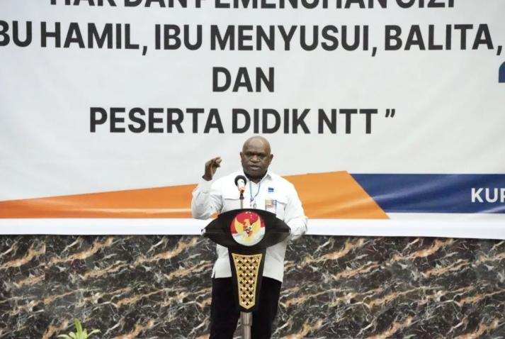 Menteri HAM Tegaskan Program Makan Bergizi Gratis Dukung Pemenuhan Gizi Kelompok Rentan di NTT