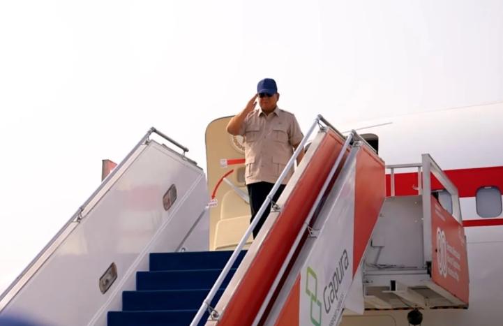 Presiden Prabowo Bertolak ke Lampung untuk Resmikan RSUD KH Muhammad Thohir Krui