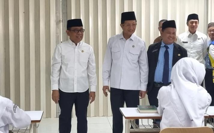 Menko PMK dan Menag Tinjau Revitalisasi MTs Negeri Kota Bogor untuk Perkuat Infrastruktur Pendidikan