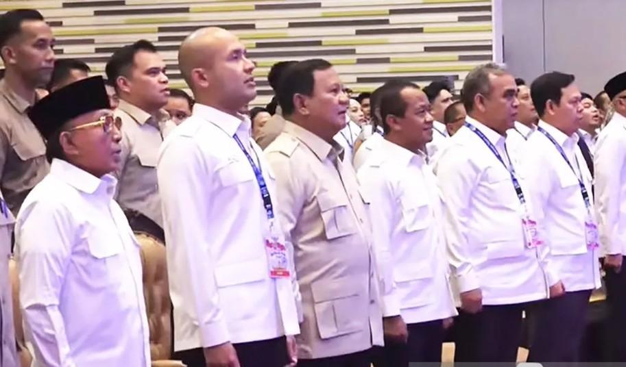 Prabowo Subianto Hadiri Pembukaan Munas XVIII HIPMI, Angkat Tema Sinergi Pengusaha Muda untuk Ekonomi Nasional