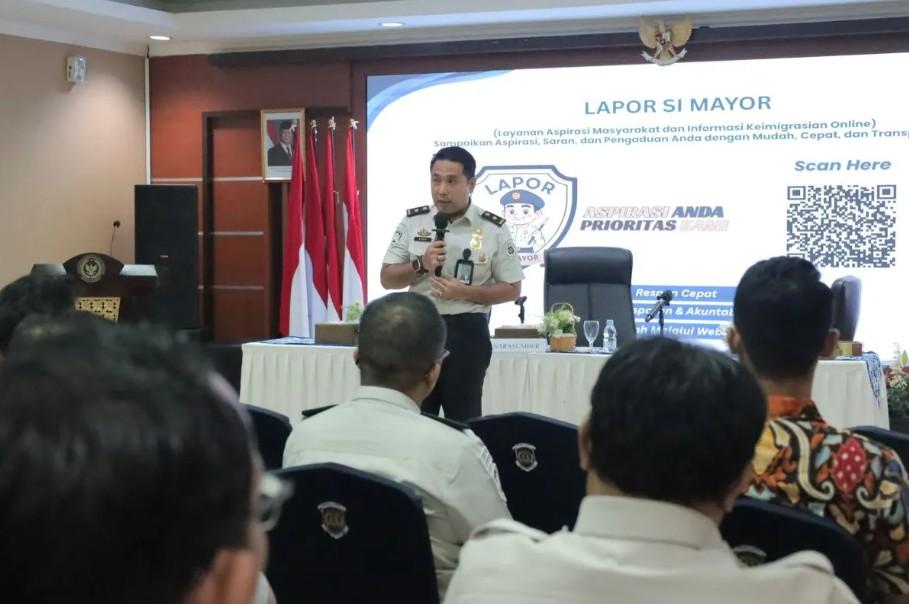 Kantor Imigrasi Jakarta Pusat Menggelar Bimtek Lapor Si Mayor untuk Perkuat Pelayanan Publik Berbasis Digital