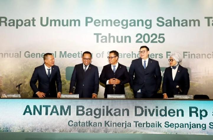 Antam Sepakati Dividen Rp5,04 Triliun atau 70 Persen dari Laba Bersih Tahun 2025