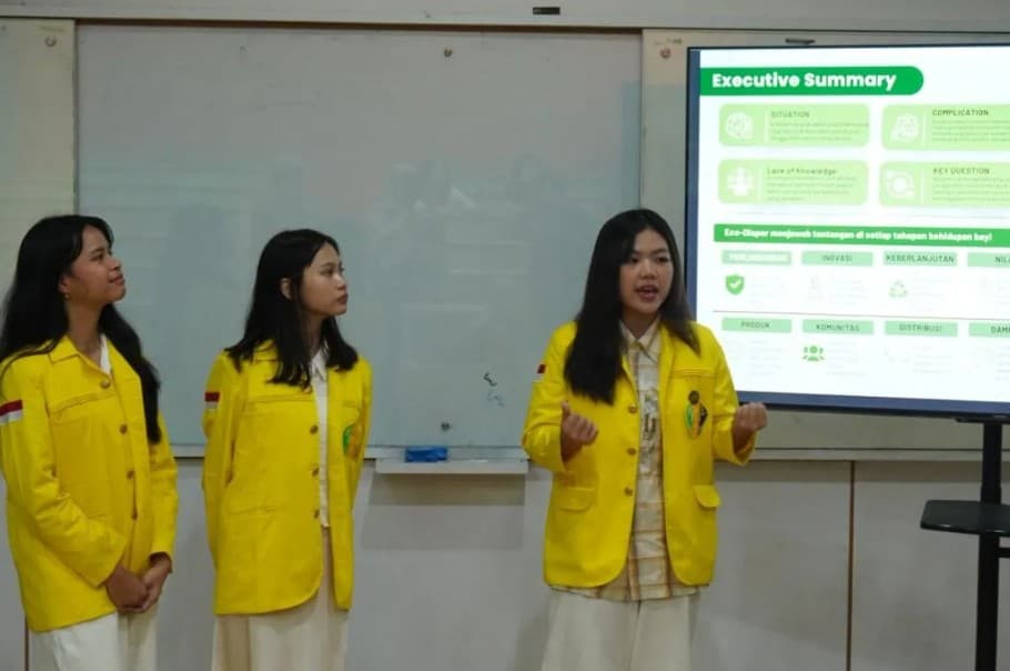 Tim Impacta Universitas Indonesia Menghadirkan Inovasi Popok Bayi Ramah Lingkungan untuk Kompetisi Spark Up Challenge 2026