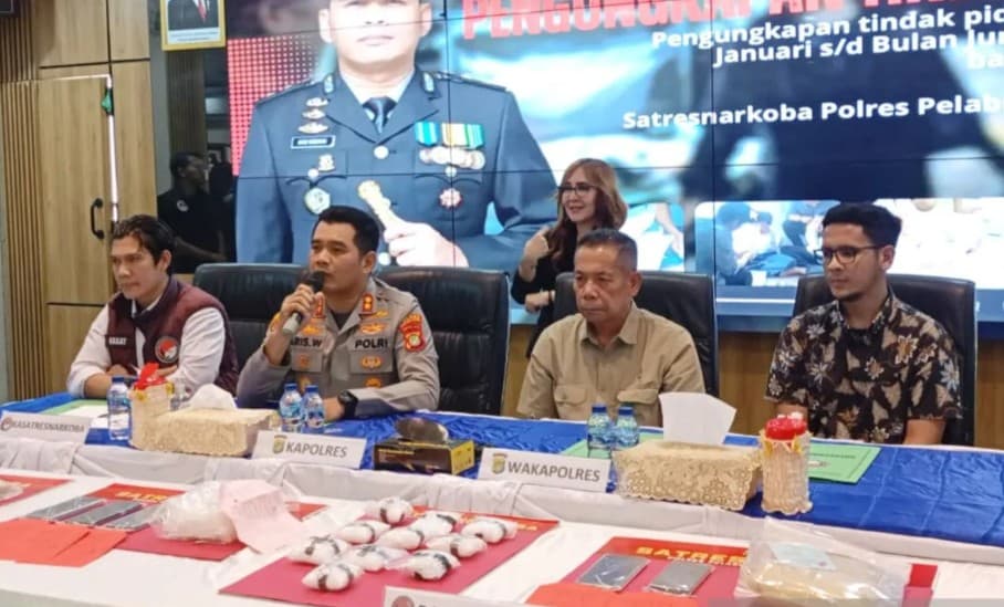 Polres Pelabuhan Tanjung Priok Sita Narkotika Senilai Rp37 Miliar dan Ungkap 58 Kasus Sepanjang Semester I 2026