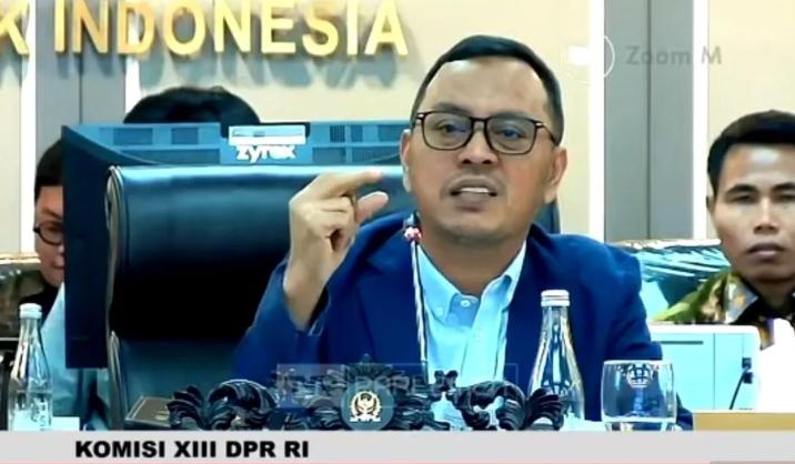 Komisi XIII DPR Meminta Kemenimipas Dukung Efisiensi Pemerintah dan Tunda Tambahan Anggaran Rp5 Triliun