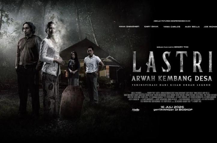 Film Horor “Lastri: Arwah Kembang Desa” Dijadwalkan Tayang di Bioskop Mulai 16 Juli 2026