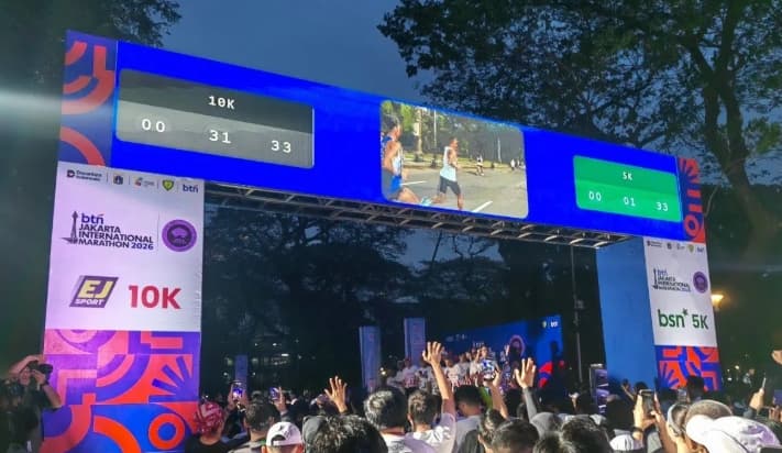 BTN Jakarta International Marathon 2026 Resmi Dimulai dengan Nomor 5K dan 10K yang Diikuti Puluhan Ribu Pelari
