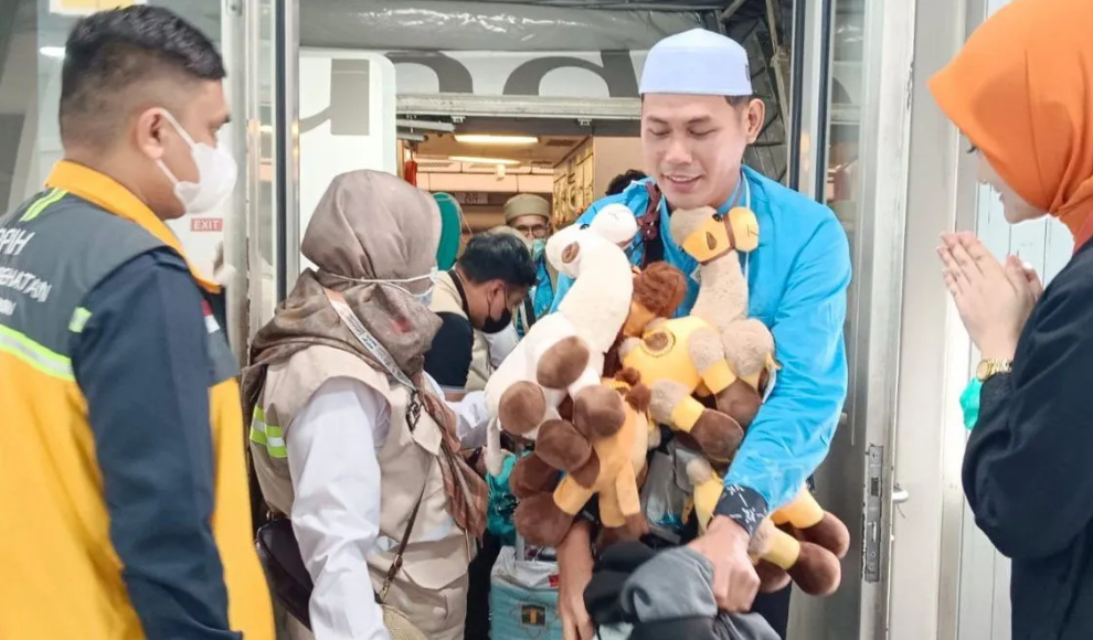 Kloter 08 Debarkasi Banjarmasin Tiba di Tanah Air, Kondisi Jamaah Haji Secara Umum Baik