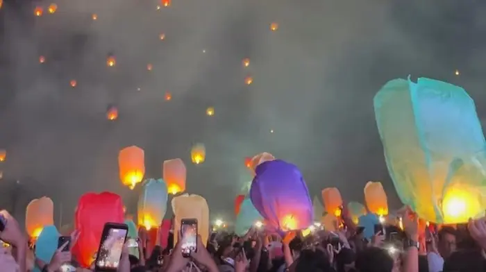 Ribuan Lampion Terangi Langit Lamandau di Acara Puncak Sumber Mulya Fest 2026