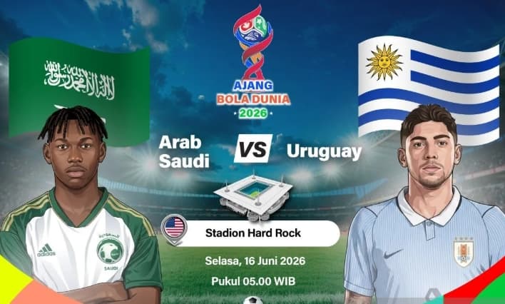 Arab Saudi Tantang Uruguay di Laga Pembuka Grup H Piala Dunia 2026 dengan Misi Ciptakan Kejutan