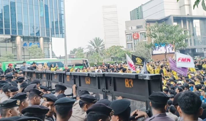 Polisi Kerahkan 5.955 Personel Gabungan untuk Amankan Aksi Unjuk Rasa Mahasiswa di Jakarta