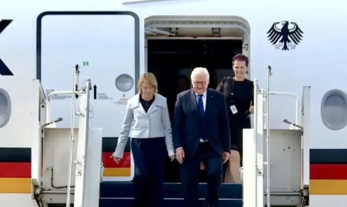 Presiden Jerman Frank-Walter Steinmeier Tiba di Jakarta untuk Kunjungan Kenegaraan dan Bertemu Presiden Prabowo