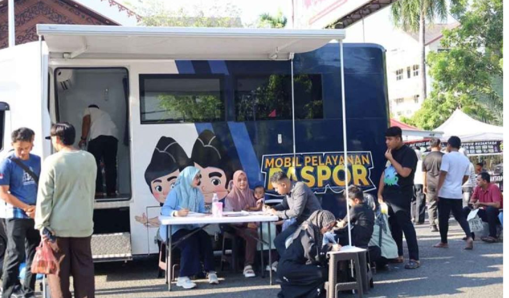 Kantor Imigrasi Banda Aceh Hadirkan Pasporia di Car Free Day untuk Permudah Layanan Paspor Akhir Pekan
