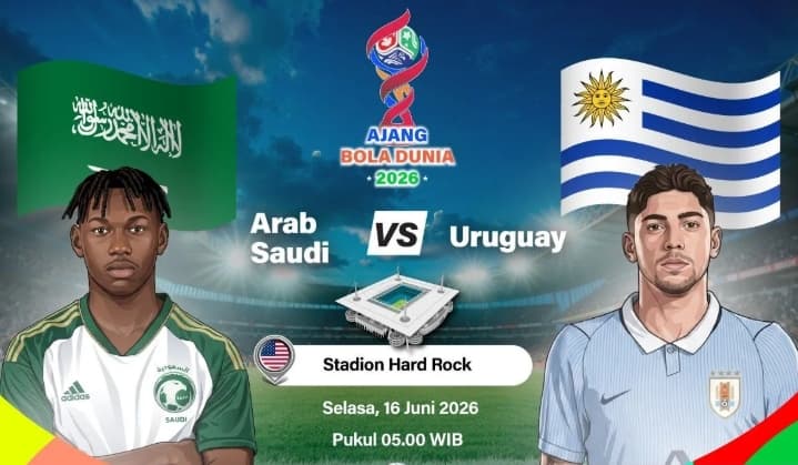 Arab Saudi dan Uruguay Umumkan Susunan Pemain, Darwin Nunez Pimpin Lini Depan di Laga Krusial Grup H