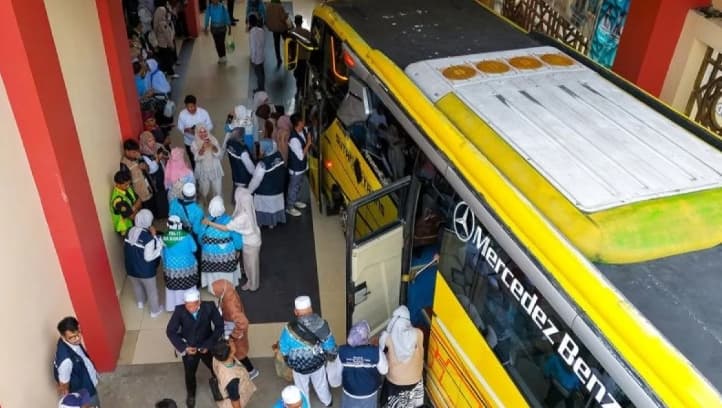 Kemenhaj Sumatera Barat Menuntaskan Pemulangan Gelombang Pertama Jamaah Haji Debarkasi Padang
