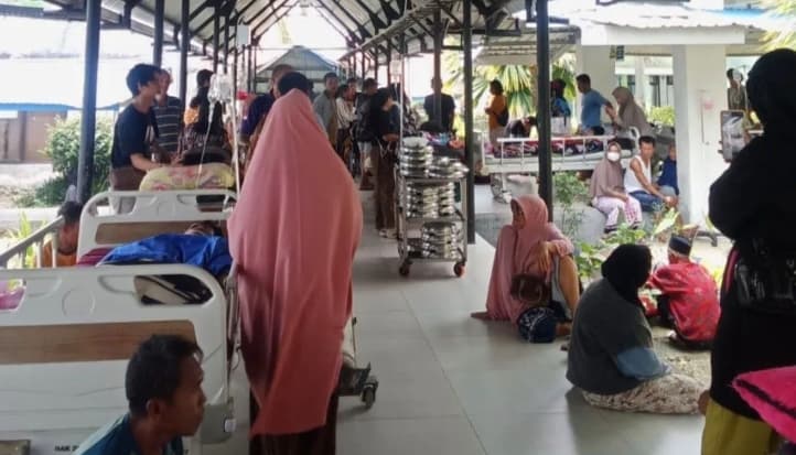 Pasien RS Anuntaloko Parigi Dievakuasi Usai Gempa Magnitudo 6,7 Guncang Sulawesi Tengah
