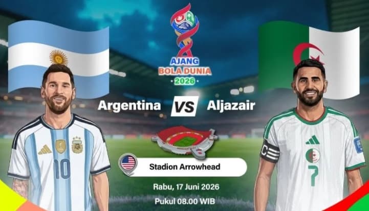 Lionel Messi Pimpin Argentina Hadapi Aljazair pada Laga Pembuka Piala Dunia 2026