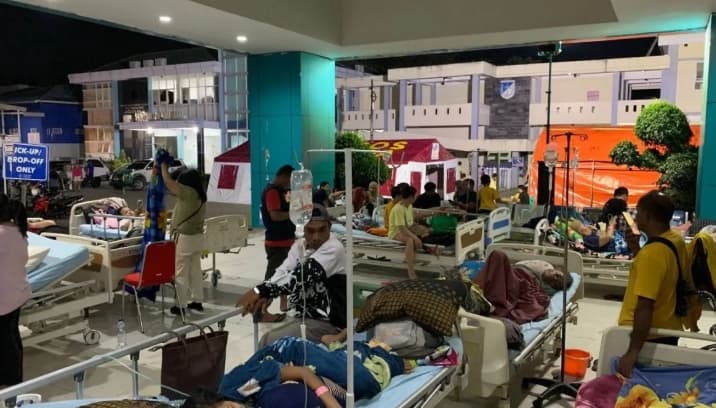 Gempa Susulan Berulang di Sulawesi Tengah, RSUD Undata Evakuasi Puluhan Pasien ke Tenda Darurat