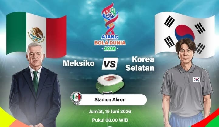 Meksiko dan Korea Selatan Berebut Puncak Klasemen Grup A Piala Dunia 2026