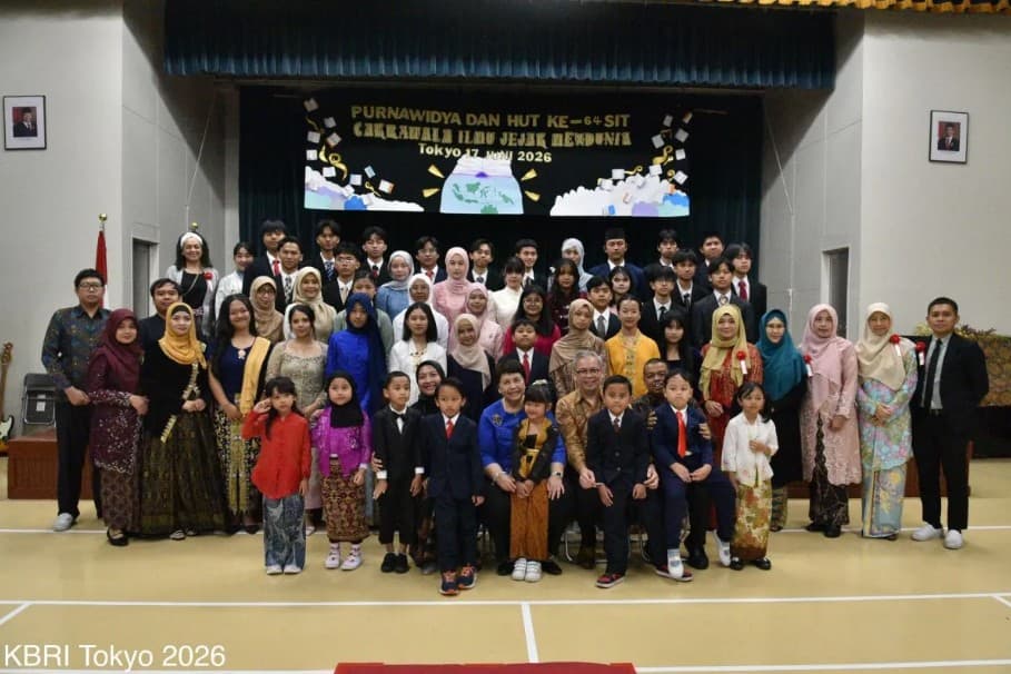 Duta Besar RI Apresiasi Peran Sekolah Indonesia Tokyo Saat Lepas 47 Siswa Lulusan Tahun Ajaran 2025/2026