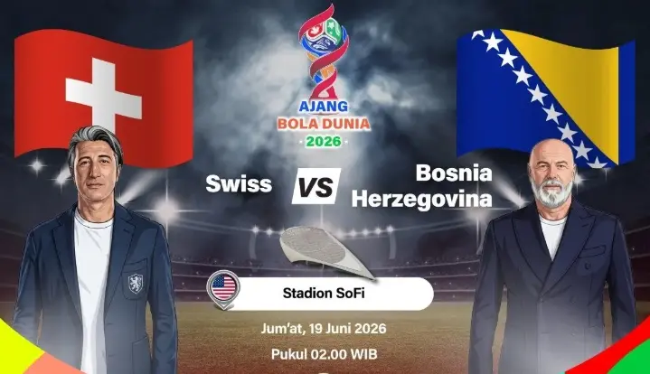 Swiss Pesta Empat Gol ke Gawang Bosnia dan Rebut Puncak Klasemen Grup B
