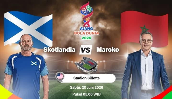 Skotlandia dan Maroko Turunkan Kekuatan Terbaik pada Laga Penentuan Grup C Piala Dunia 2026