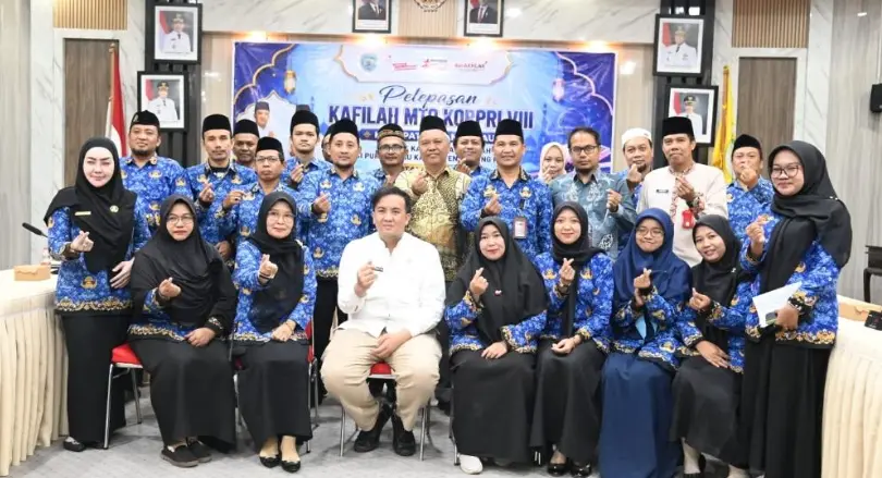 Bupati Lamandau Lepas Kafilah MTQ KORPRI VIII, Targetkan Prestasi Terbaik di Tingkat Provinsi