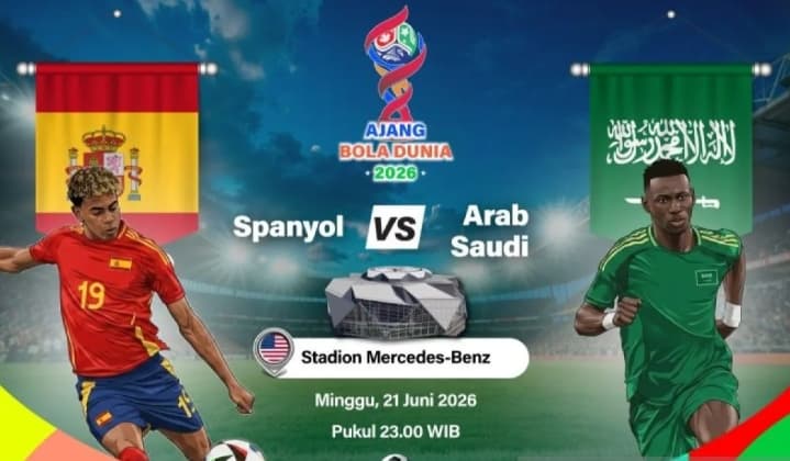 Timnas Spanyol Raih Kemenangan Perdana Usai Membantai Arab Saudi 4-0 di Piala Dunia 2026
