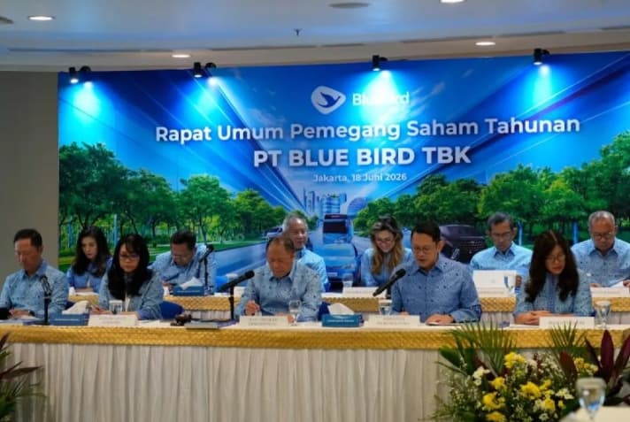 Bluebird Bukukan Pendapatan Tertinggi Rp5,7 Triliun dan Bagikan Dividen Rp166 per Saham