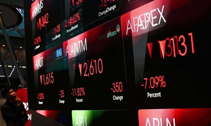 IHSG Dibuka Melemah 0,33 Persen ke Level 6.096,50 pada Perdagangan Selasa