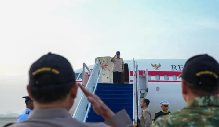 Prabowo Bertolak ke Gorontalo untuk Hadiri Puncak PENAS Petani dan Nelayan 2026